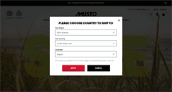 Desktop Screenshot of musto.com