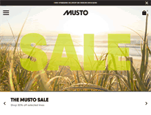 Tablet Screenshot of musto.com